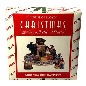 House of Lloyd Christmas Nativity Mini Tea Set in Box 542386